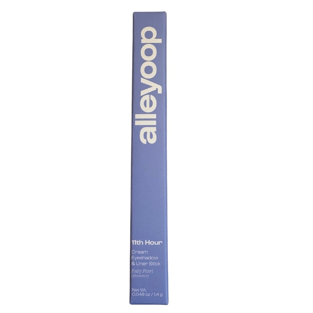 NEW Alleyoop 11th Hour Cream Eyeshadow & Liner Stick Baby Pearl Full Size
